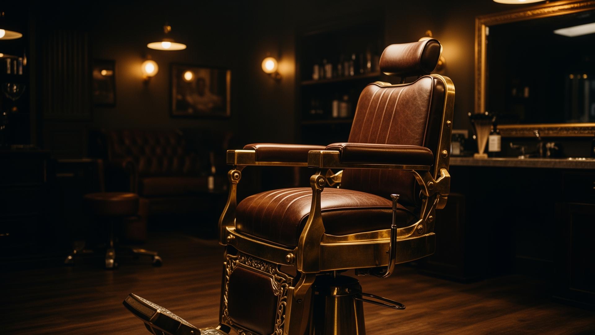 Interior da Barbearia Saudade em Coimbra